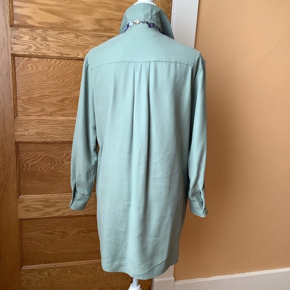 RD STYLE Penelope Cargo Pocket Shirt Dress in Lily Pad Size S - Picture 5 of 16